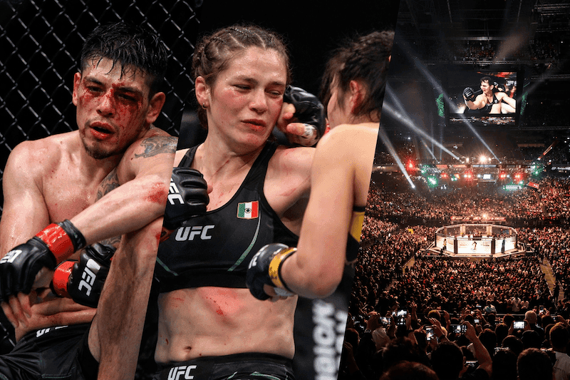 2025 un año muy malo para luchadores mexicanos en el UFC