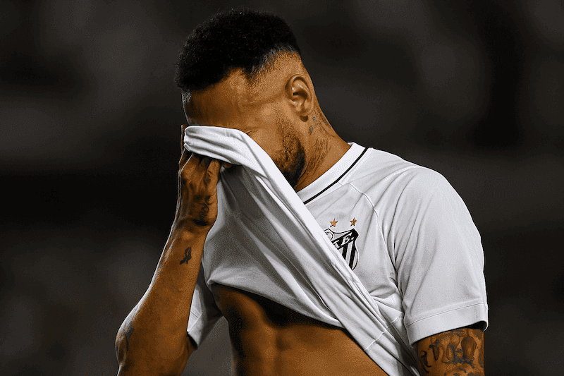 Neymar y la peor derrota de su carrera: lágrimas, frustración y un Santos hundido
