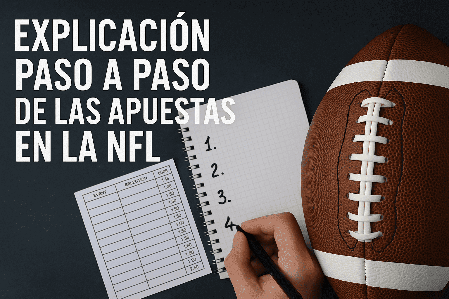 Apostar NFL paso a paso