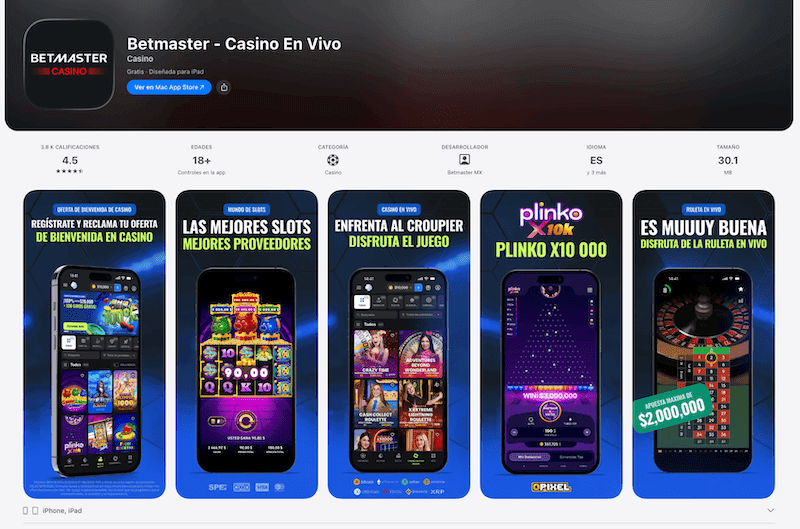 Betmaster app casino
