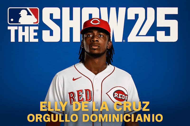 Elly de la Cruz, orgullo dominicano, aparece en la portada de MLB The Show 25