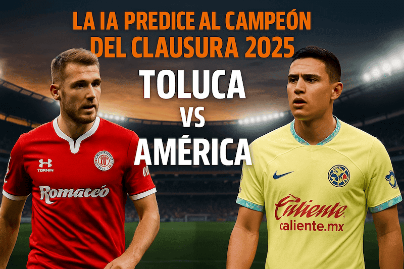 Toluca vs América Clausura 2025: ¿La IA ya sabe quién será el campeón?