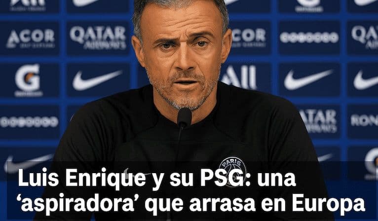 Luis Enrique y su PSG: una ‘aspiradora’ que arrasa en Europa