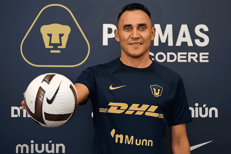 Keylor Navas llega a Pumas para cambiar la historia del Apertura 2025