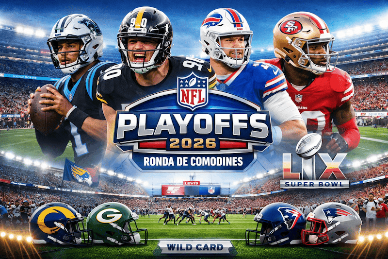 NFL Playoffs 2026: equipos clasificados y fechas de la Ronda de Comodines