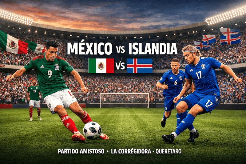 Pronóstico México vs Islandia: ensayo clave del Tri rumbo al Mundial 2026