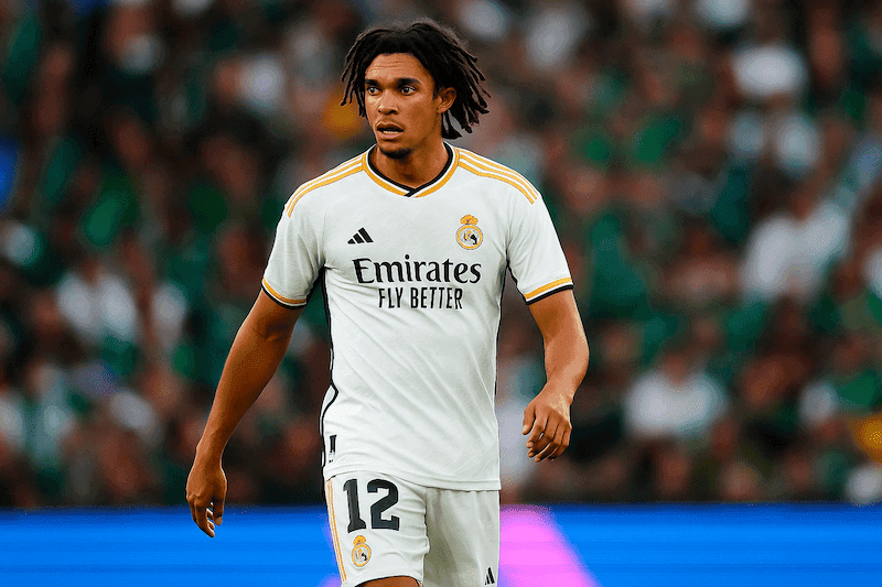 Trent Alexander-Arnold en problemas con el Real Madrid