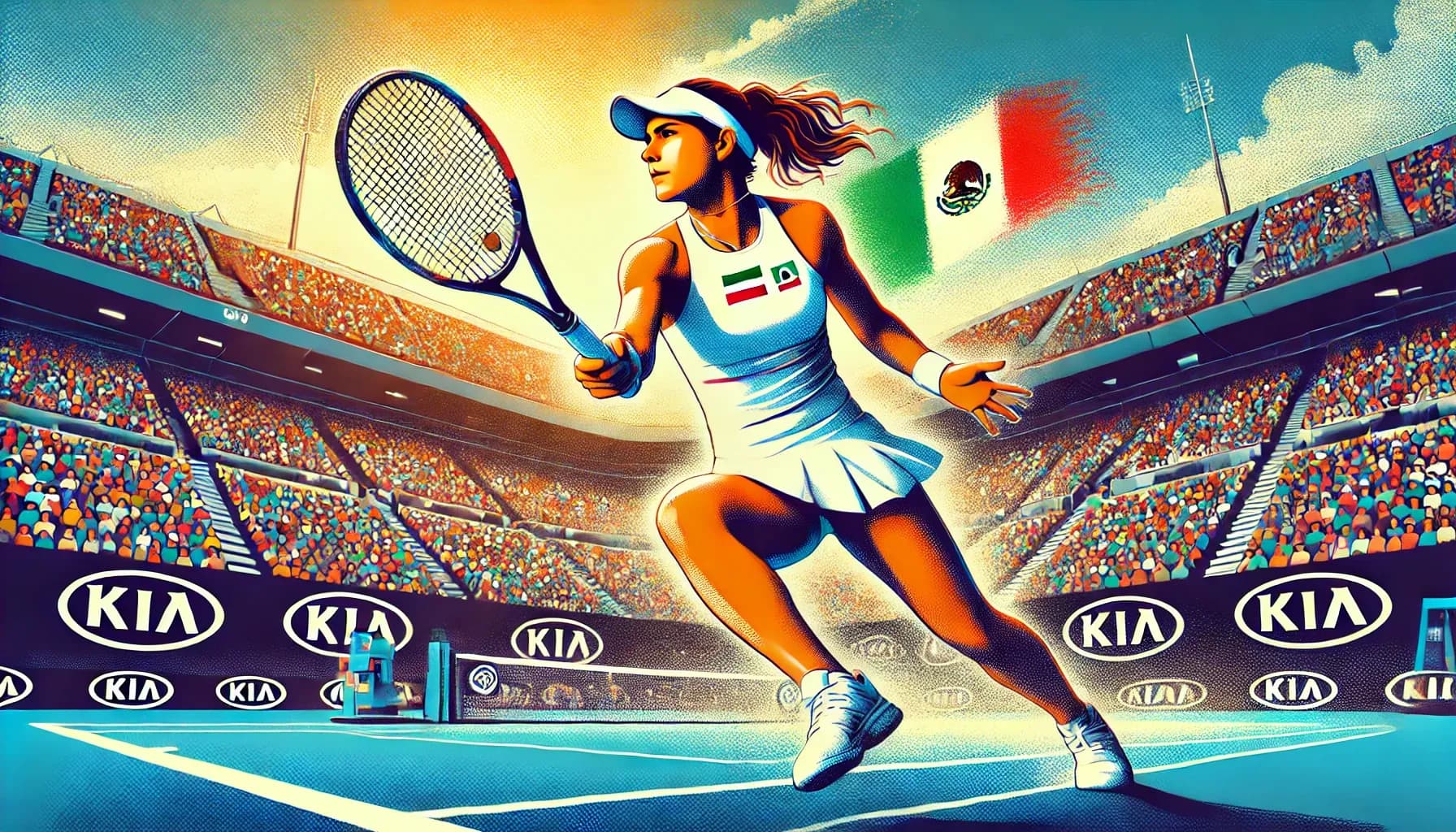 Renata Zarazúa hace historia en el Australian Open
